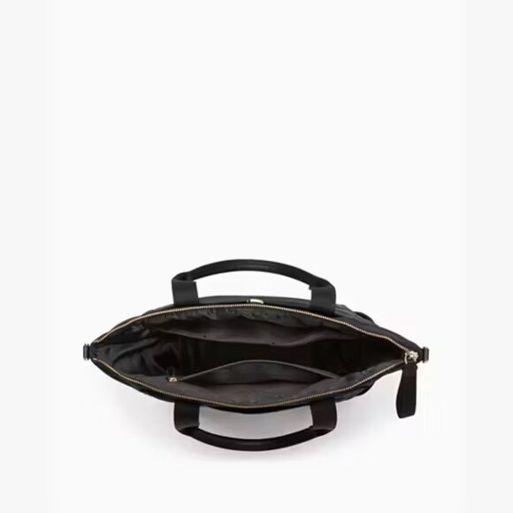 KATE SPADE CHELSEA KSNYL CONVERTIBLE BACKPACK NYLON BLACK KC520 NWT - Picture 3 of 7